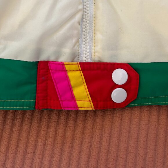 RARE Vintage Retro 80s/90s Colorful Abstract Geometric Ski Jacket, Size Medium - Picture 12 of 15